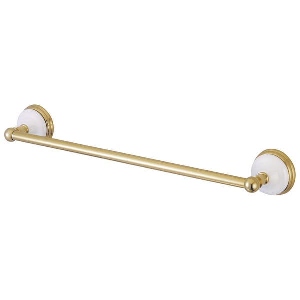 Victorian 24" Towel Bar, Polished Brass